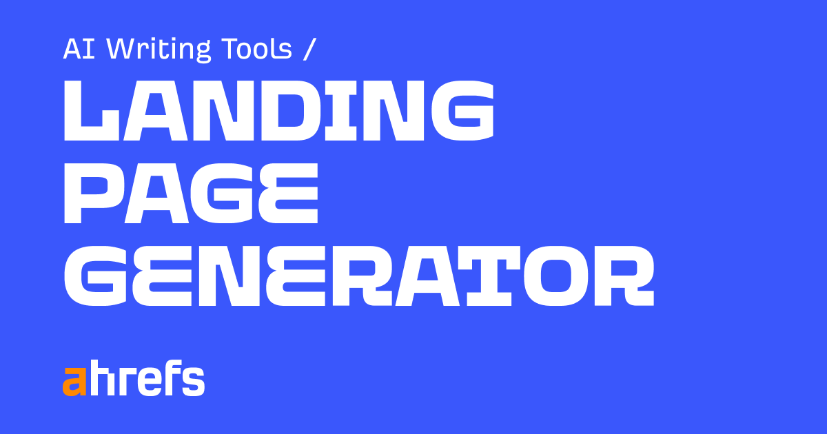 AI Landing Page Generator gratuito