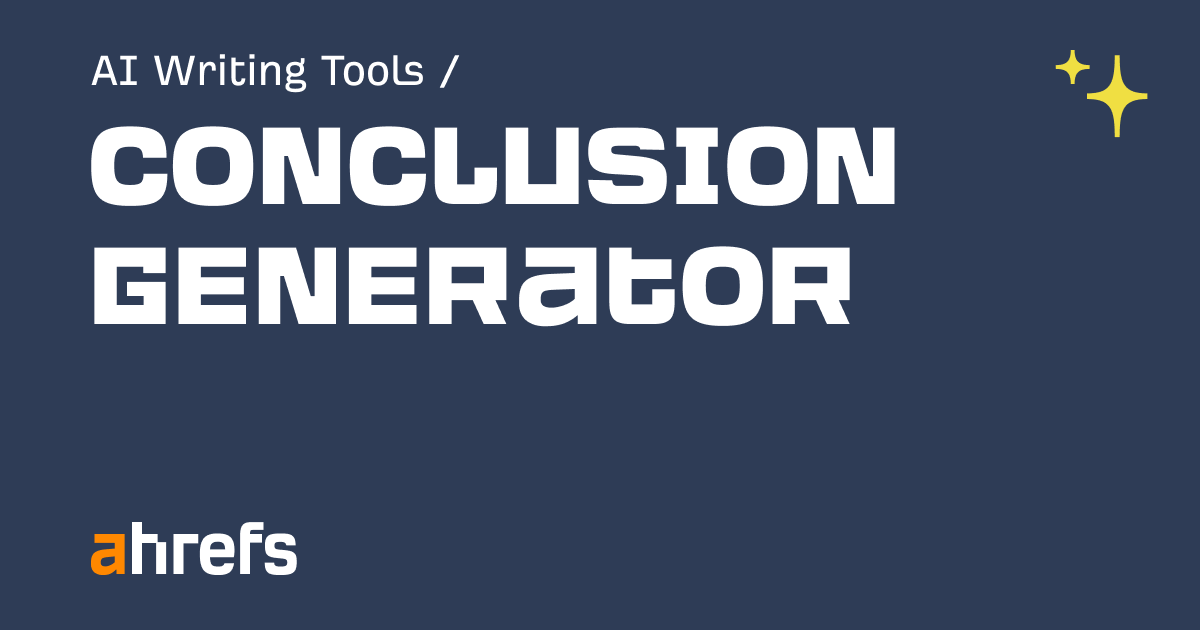 Free ai conclusion generator