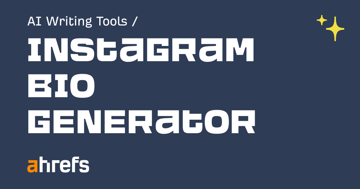 Free AI Instagram Bio Generator
