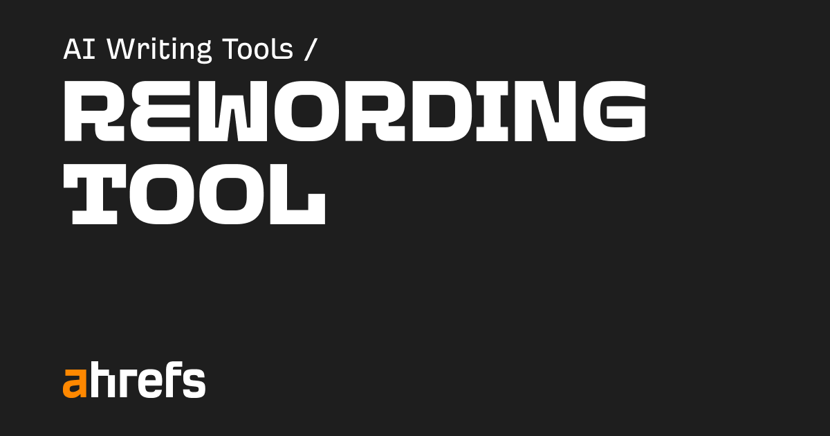Ahrefs Free Tool Ahrefs Free Tool