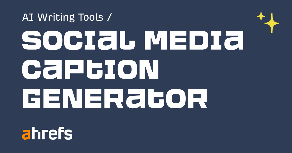 Free AI Social Media Caption Generator