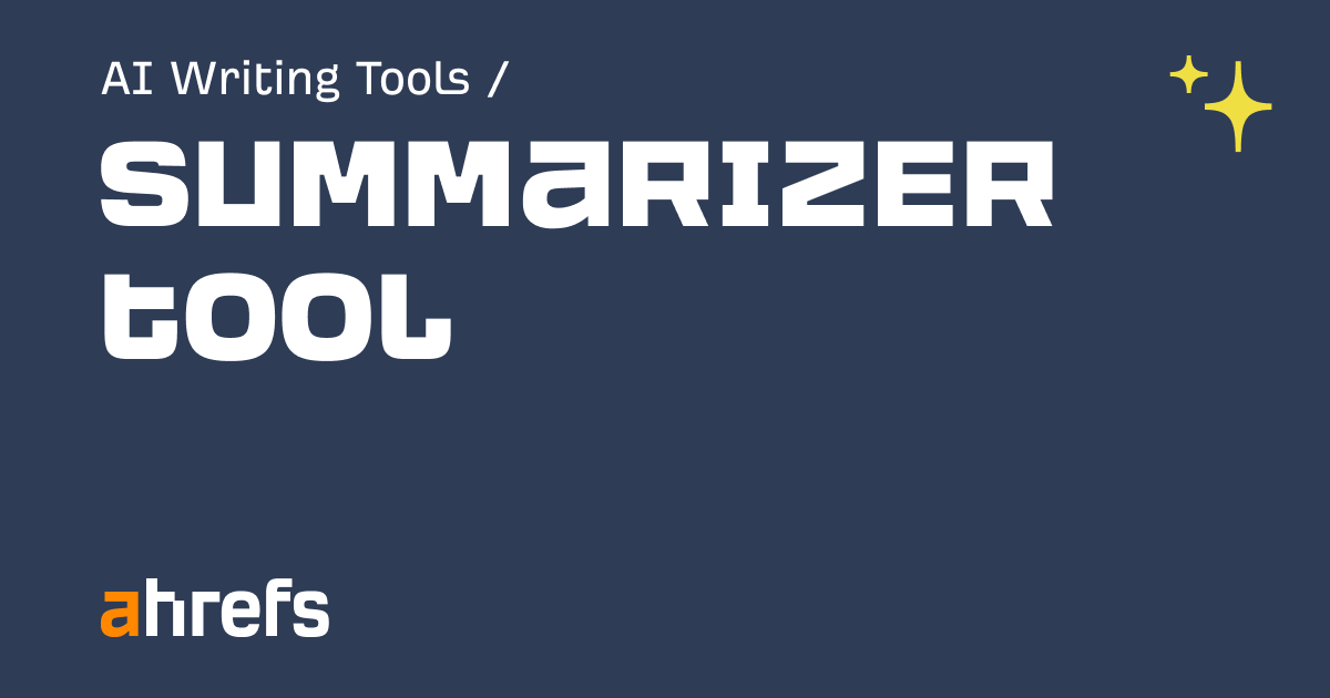 Free AI Summarizer Tool