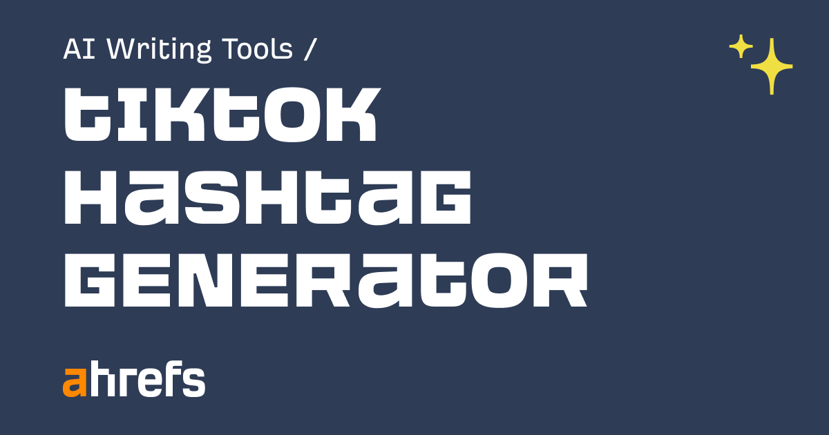 Générateur de hashtag IA pour TikTok gratuit