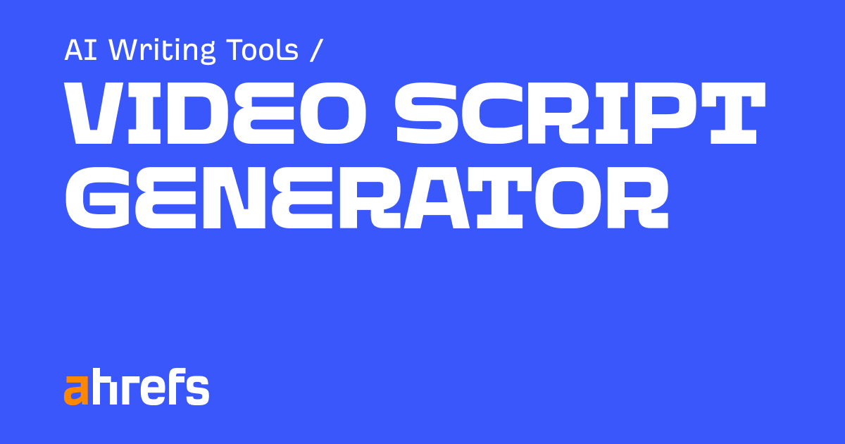 Free AI Video Script Generator