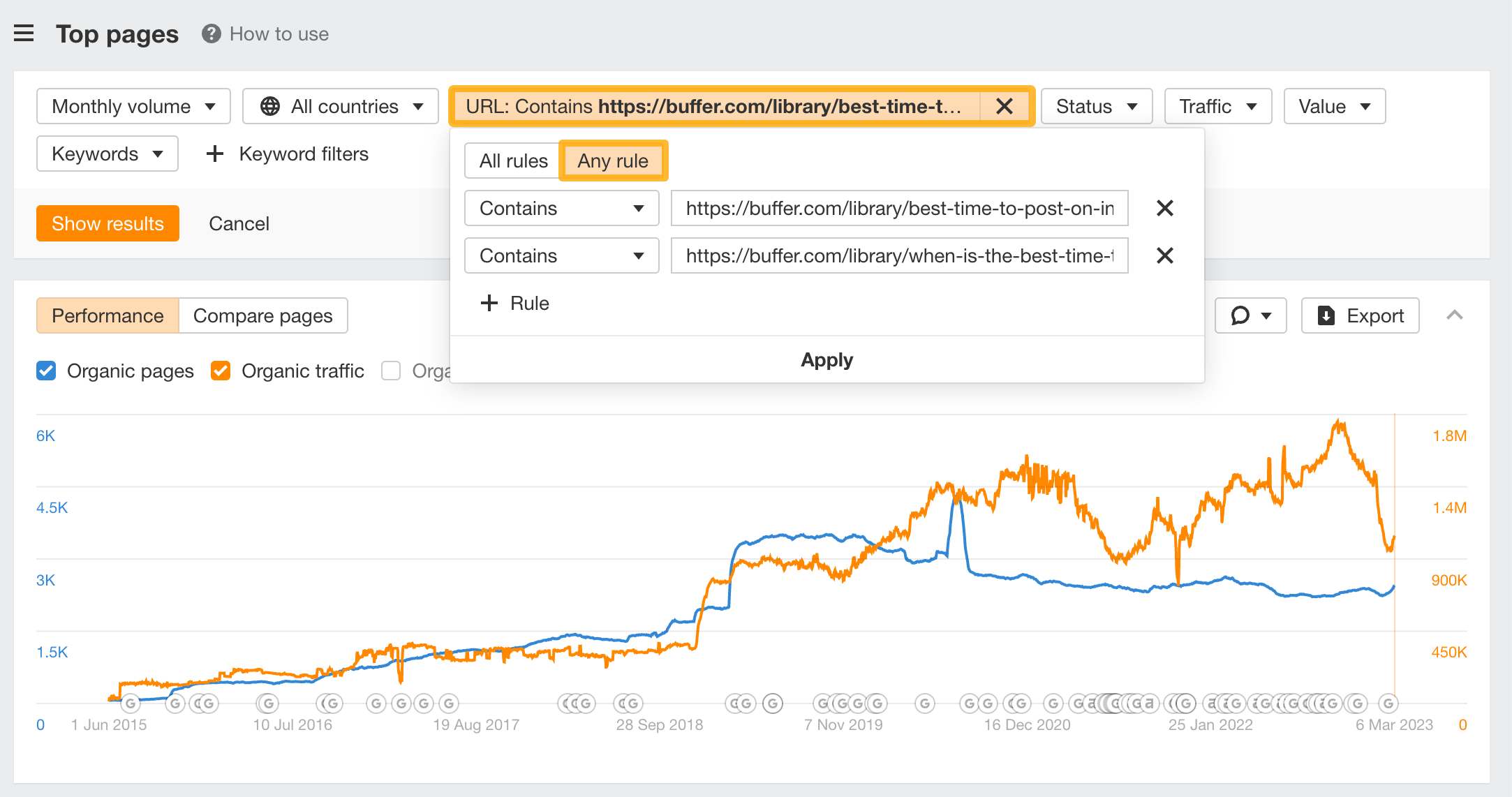 How to use SE: Top Pages-11